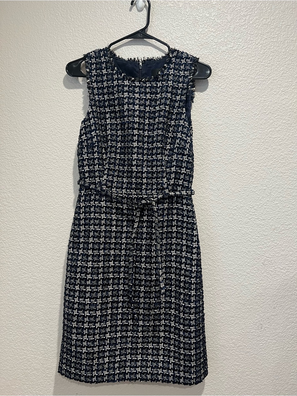 J Crew Houndstooth Metallic Shift Dress, 2